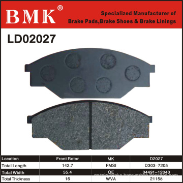 Advanced Quality Brake Pads (D2027)